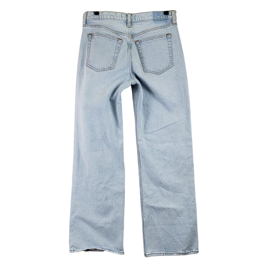 Abercrombie & Fitch The Baggy Low Rise Jeans Womens 26/2S Light Wash Y2K Skater - Picture 5 of 10